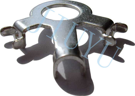 Durable Cu Stamping Terminal Contact Zn37 Metal Stamping Electric Parts in Automobile Voltage Regulators