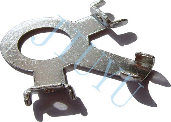 Durable Cu Stamping Terminal Contact Zn37 Metal Stamping Electric Parts in Automobile Voltage Regulators