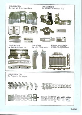 TC4 Brass Aluminum Car Stamping Parts with galvanized silver plated