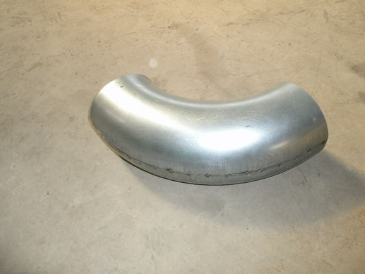 Hot Galvanized Ventilation Duct Fittings , 90 Degree Elbow Deep Drawn Stamping