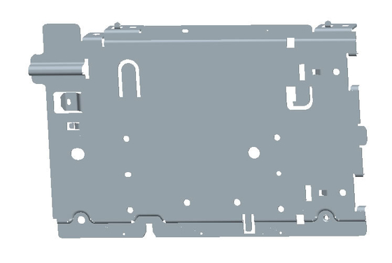 Metal Stamping Parts 200x200x60mm Galvanized Steel Sheet