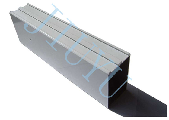 Customized 14693 Aluminum Stamping Parts Rectangular Tube For Industry