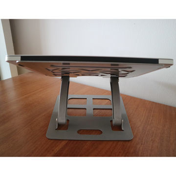 Silicone pad Height Adjustable Laptop Stand , 2-14.5cm computer desktop stands