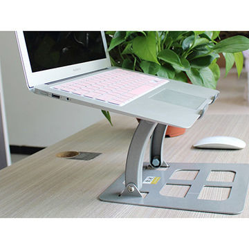 OEM Laptop Computer Stands For Desk 26*26*2cm Powder spray Surface