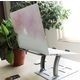 Plastic Adjustable Laptop Table Stand Anti Skid Bottom Hollow Out Design