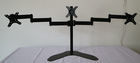 3 Screen Monitor Arm Desk Mount , RoHs Dual Lcd Monitor Mounts 180 degree Tilt