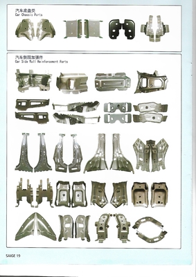 Polished SS316 SUS430 Automotive Stamping Parts Car Chassis Parts