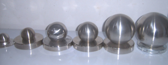 Bright Mirror OEM Stainless Steel Stamping Parts Hollow Round Metal Ball