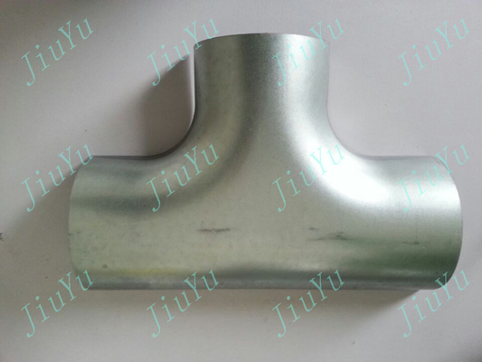 Customized T125 - 125 Pipe Deep Drawn Metal Stamping Connected For Ventilation Pipe