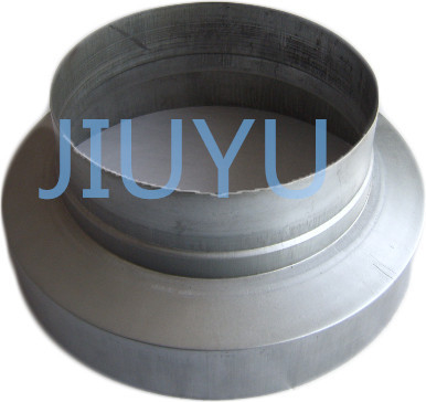 Custom 1.5mm Metal Duct Connectors Galvanized Zinc275 Vent Pipe Reducer