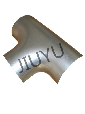 Zinc 275mm Metal Duct Connectors Hydraulic Press Steel Pipe T Connector