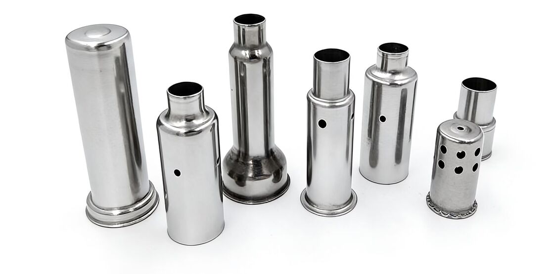 Custom Deep Drawn Cans with Automatic Progressive Die in Metal Stamping Parts