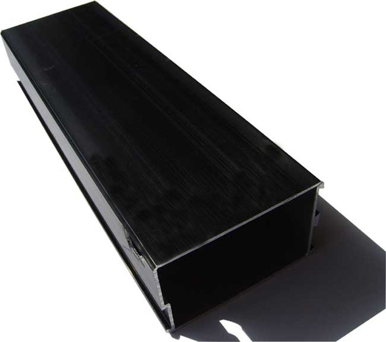 Black Anodize Aluminum Alloy Extrusion Tube Stamping Parts