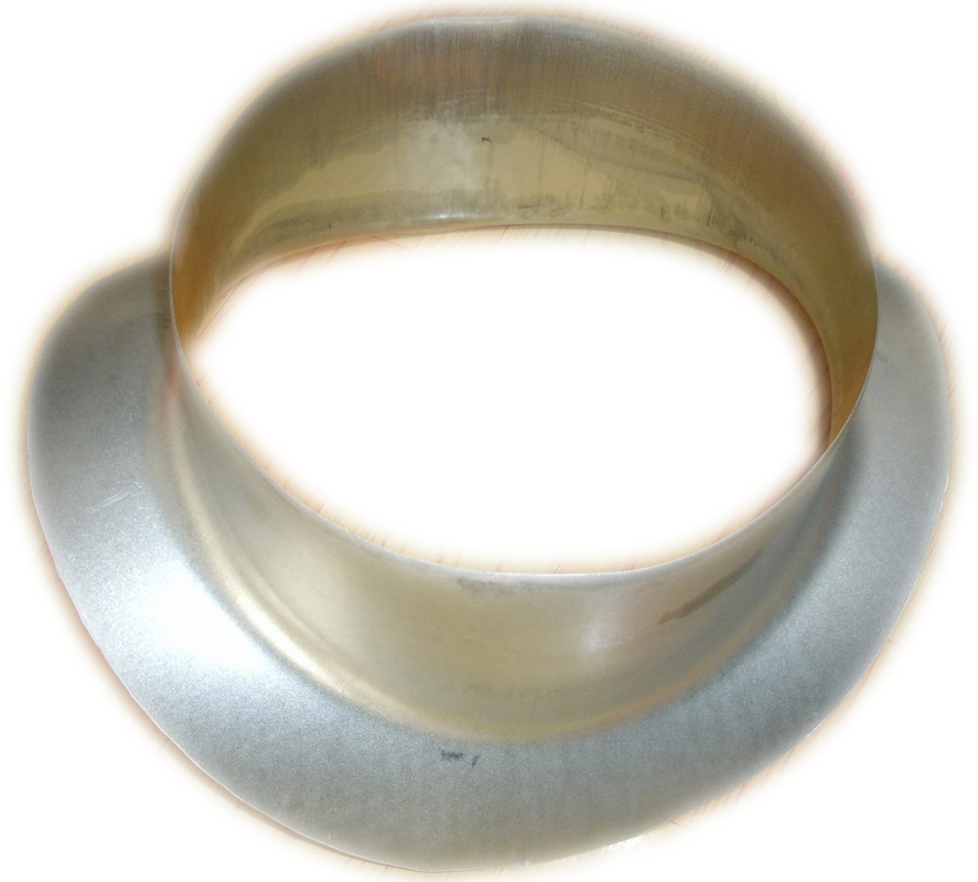 Hydraulic Deep Drawing Saddle Tee Duct Fitting in Metal Stamping