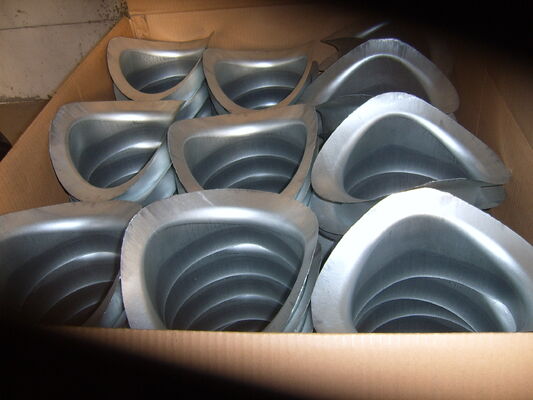 Hot Dip Galvanized Pipe Hydraulic Deep Draw  Pipe Connectors for ventilation systemin Building