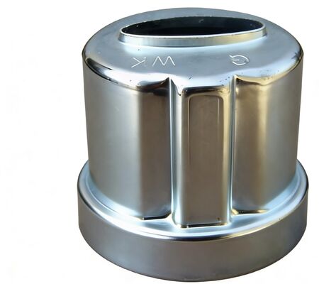 Yellow Zinc Stamped Metal Parts Thickness 0.8mm Deep Drawn Cups